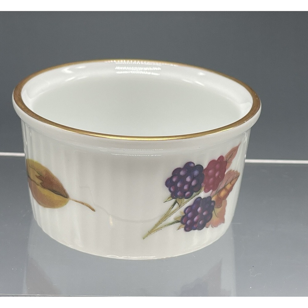 (1) Royal Worcester Evesham Gold Ramekin‎ Pot Custard A27